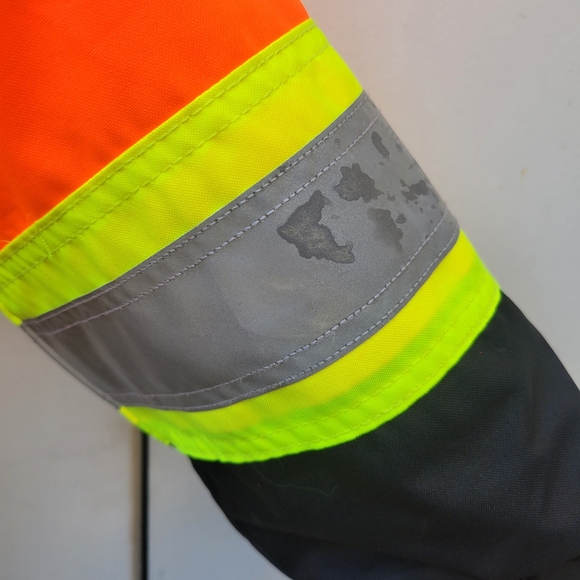 Work King Men's S42611 High Visibility 5-in-1 Safety System Jacket / Vest - Picture 12 of 13